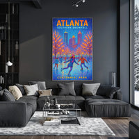 Atlanta Southern Snowfall Poster