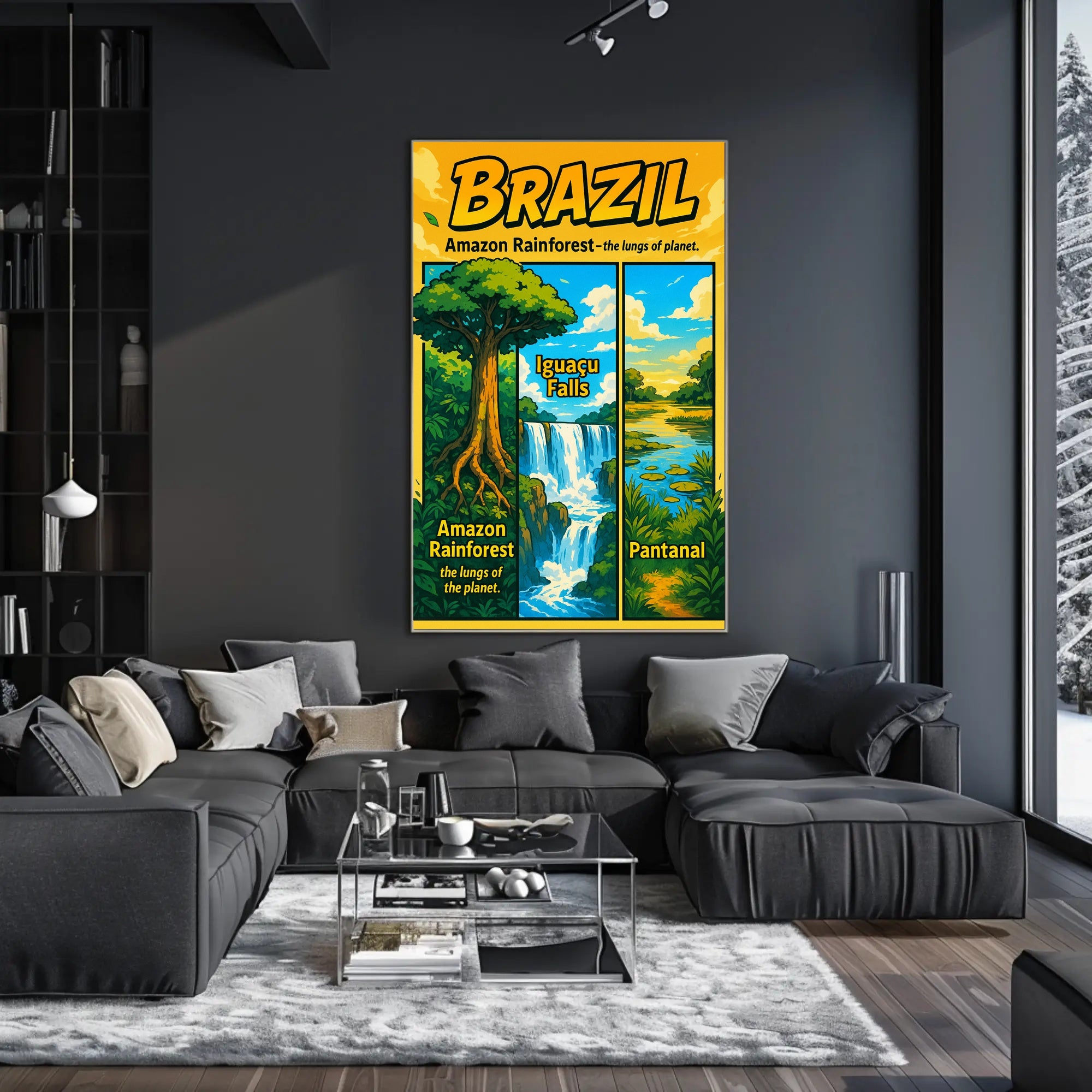 Discover Brazil's Natural Wonders Poster