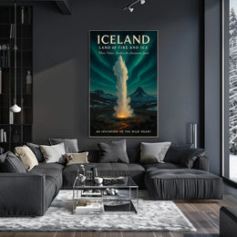 Iceland Land of Fire and Ice Poster