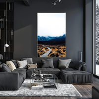 Pathway Through The Mountains Poster