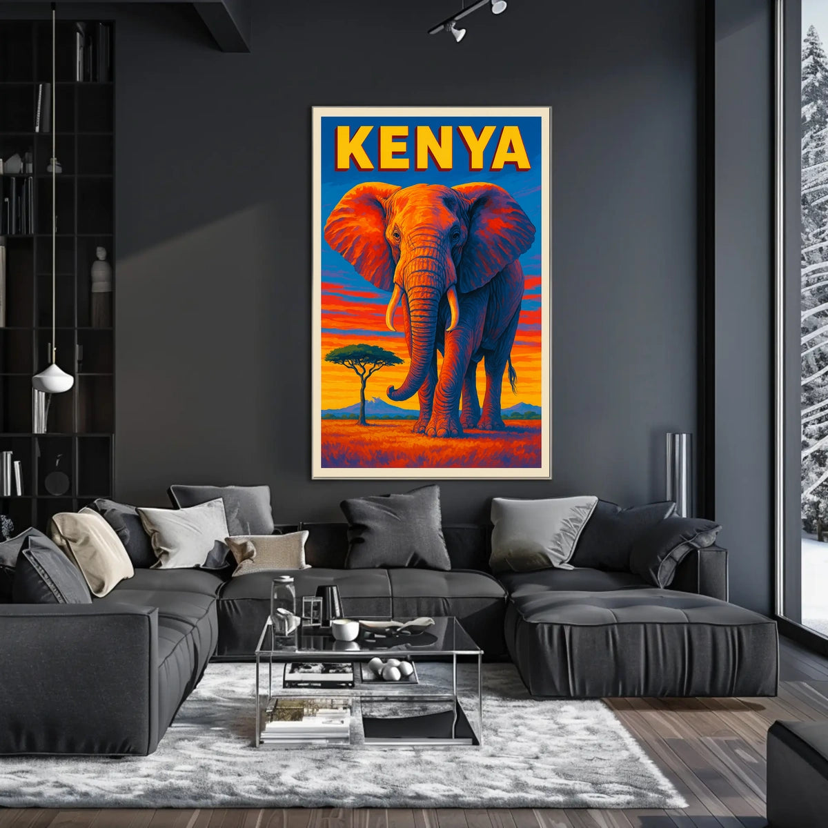 Majestic Kenya Poster