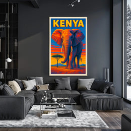 Majestic Kenya Poster