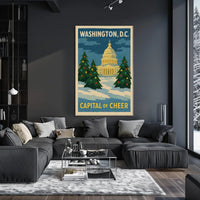 Washington DC Capitol Poster