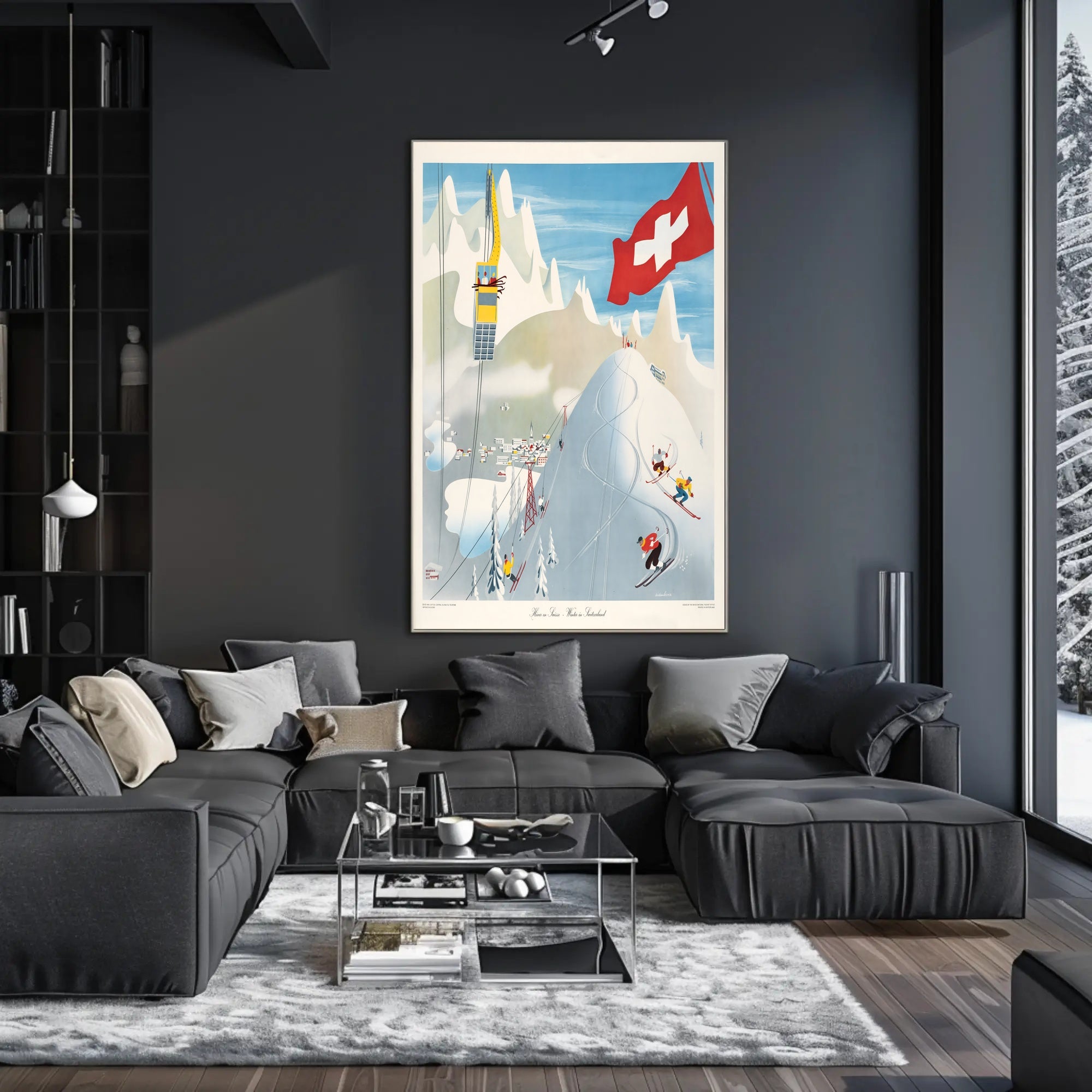 Winter in Switzerland Poster PosterGoat