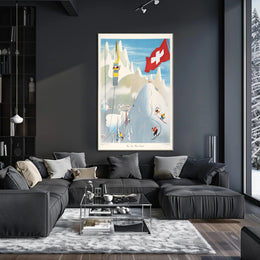 Winter in Switzerland Poster PosterGoat