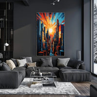 Urban Sunrise Poster PosterGoat