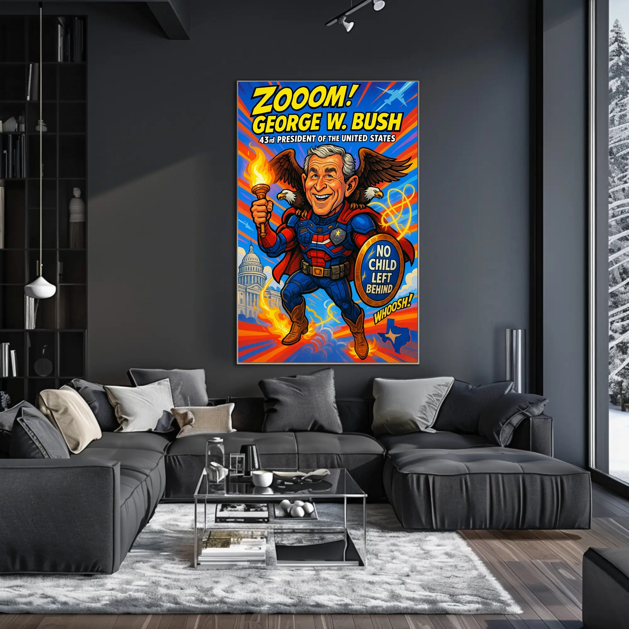 George W. Bush 43rd President Poster PosterGoat