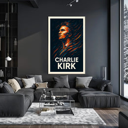 Charlie Kirk Portrait Poster
