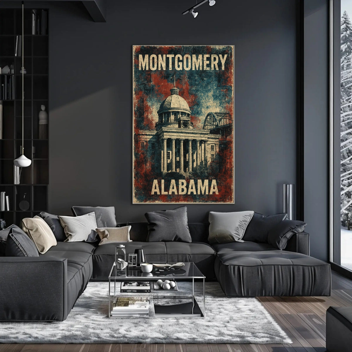 Montgomery Cityscape Heritage Photography Wanderlust Poster