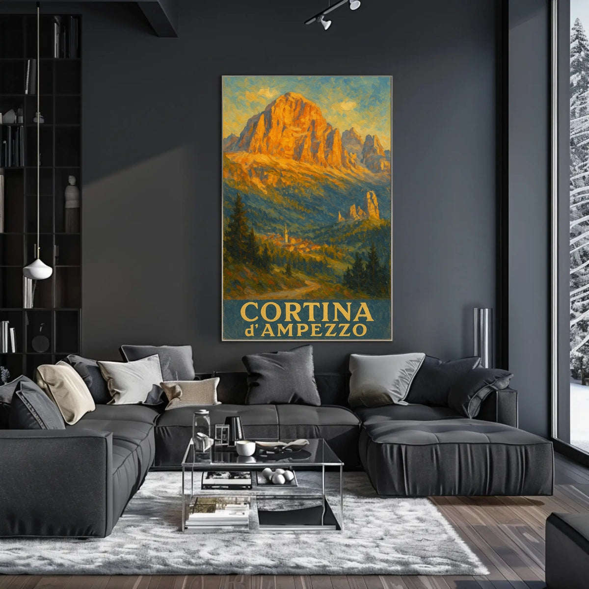 Cortina DAmpezzo Landscape Poster