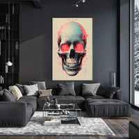 Technological Skull Poster