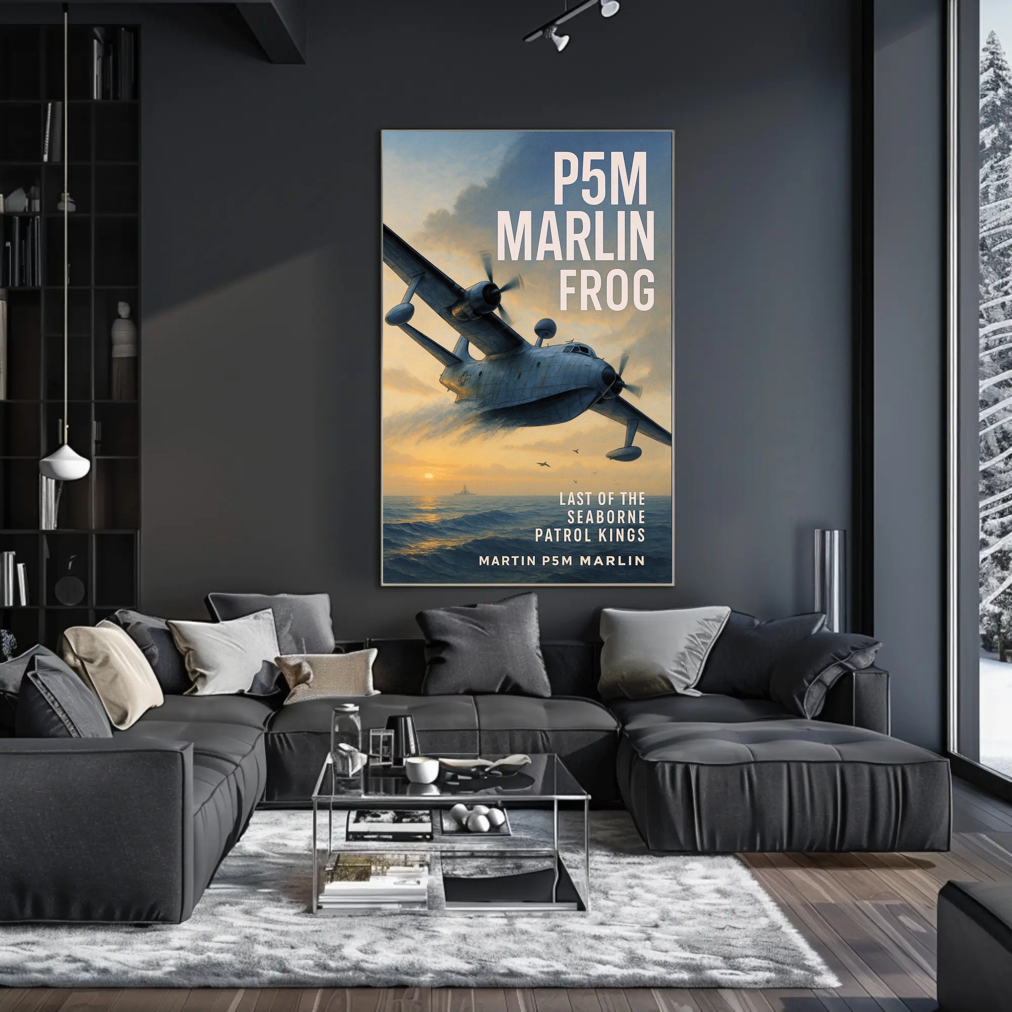 Martin P5M Marlin Last of the Seaborne Patrol Kings Poster PosterGoat