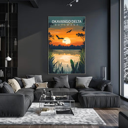 Okavango Delta Botswana Poster