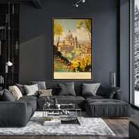 Tranquil Italian Landscape Poster