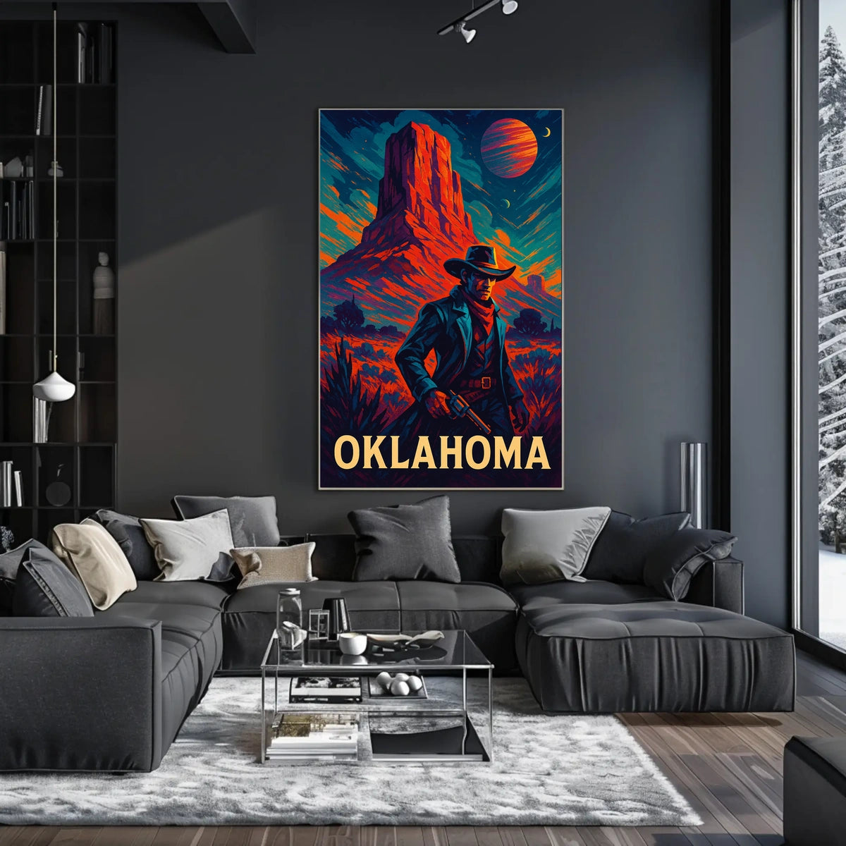 Oklahoma Western Adventure Poster