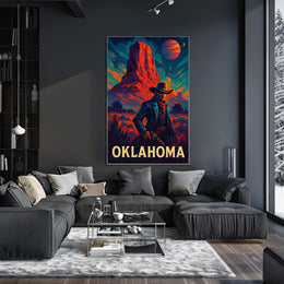 Oklahoma Western Adventure Poster
