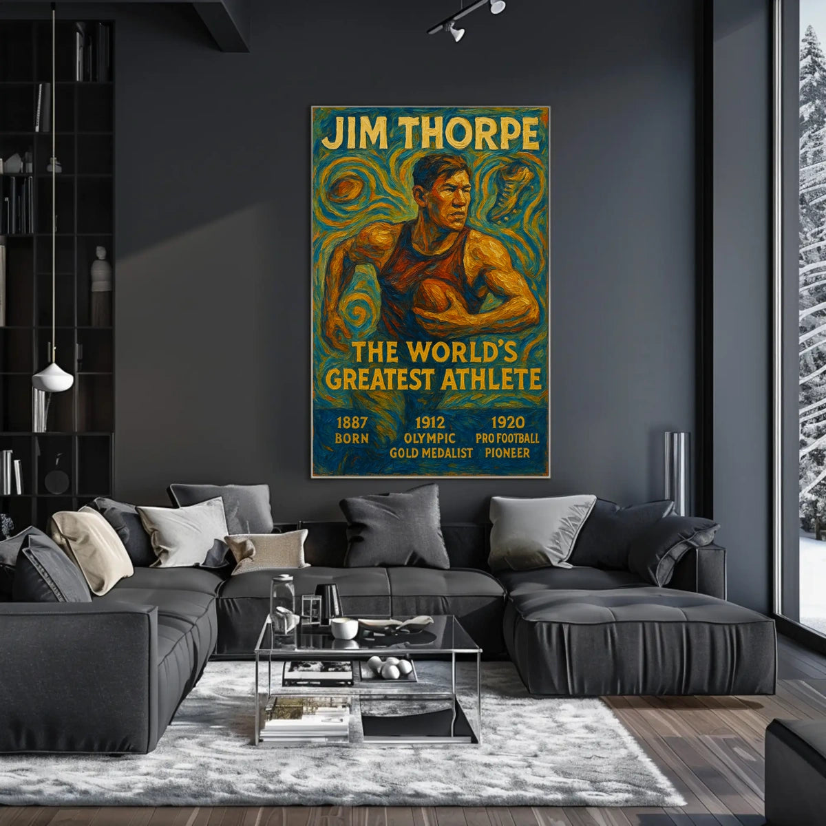 Jim Thorpe Legendary Athlete Jim Thorpe Poster