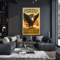 United States of America Patriotic Poster