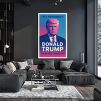 Donald Trump 47th President Poster