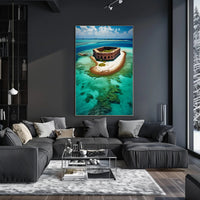 Dry Tortugas Travel Poster Vintage Coastal Wall Art