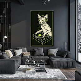 Dj Cat Vibes Poster