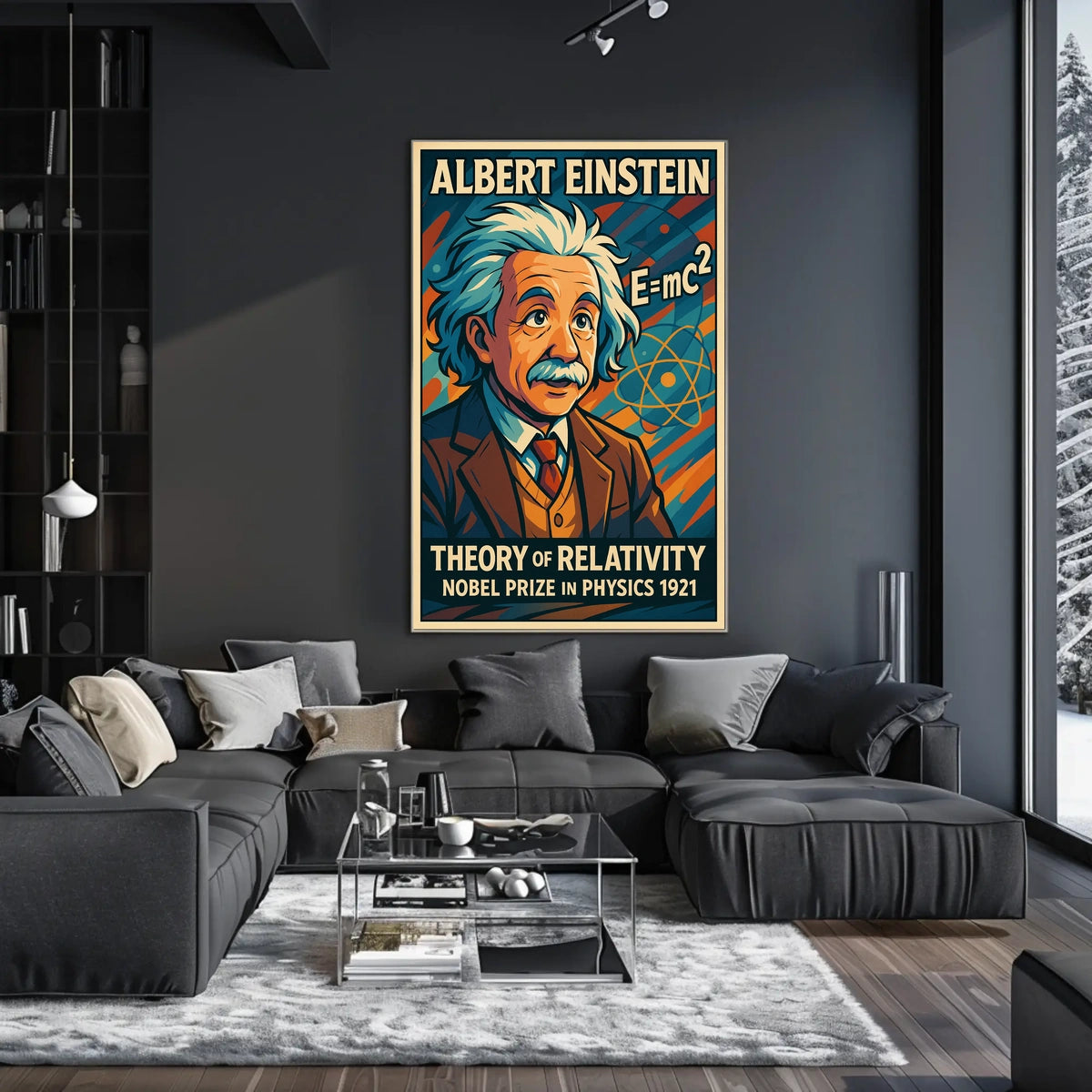 Albert Einstein Theory Of Relativity Poster