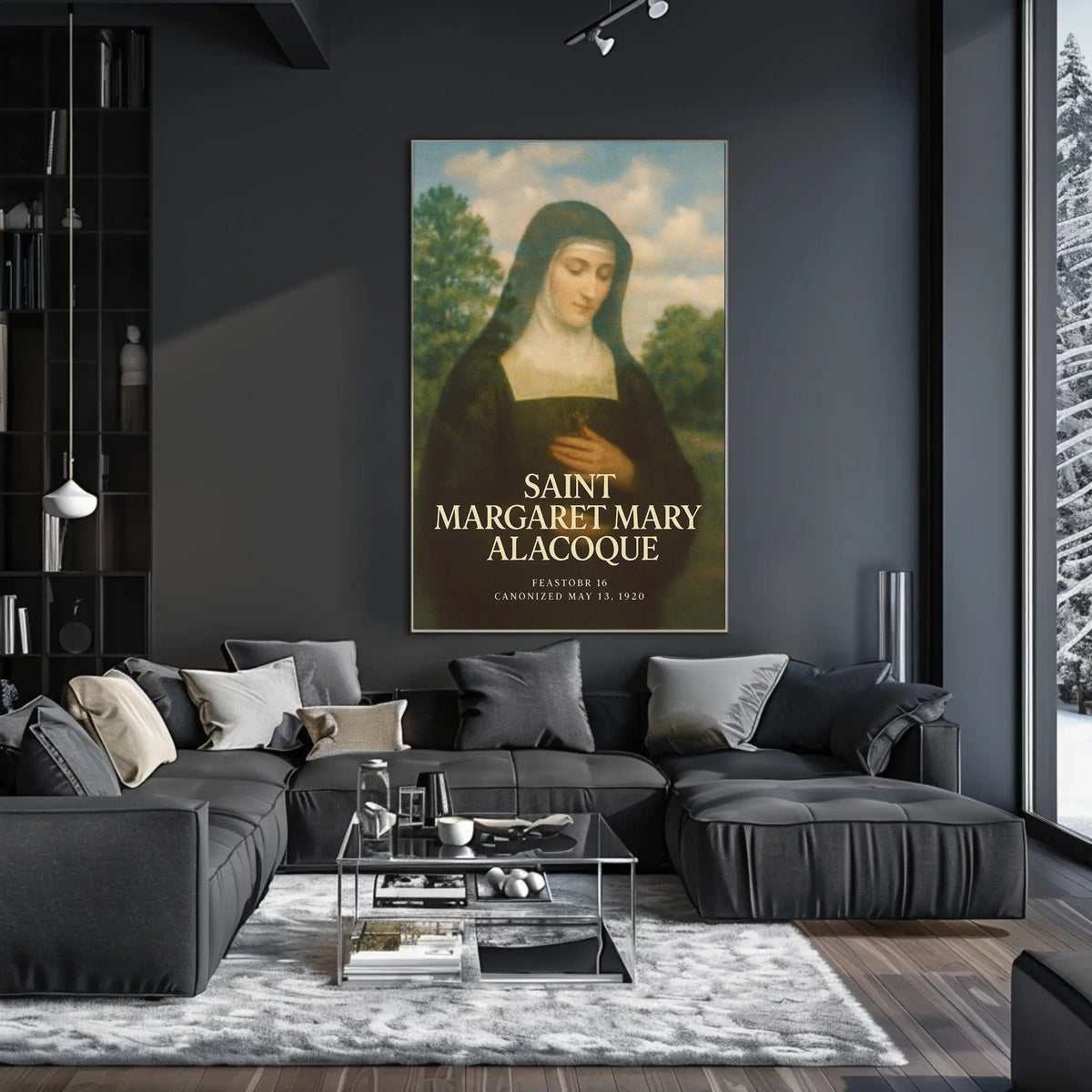 Saint Margaret Mary Alacoque Poster