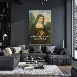 Saint Margaret Mary Alacoque Poster