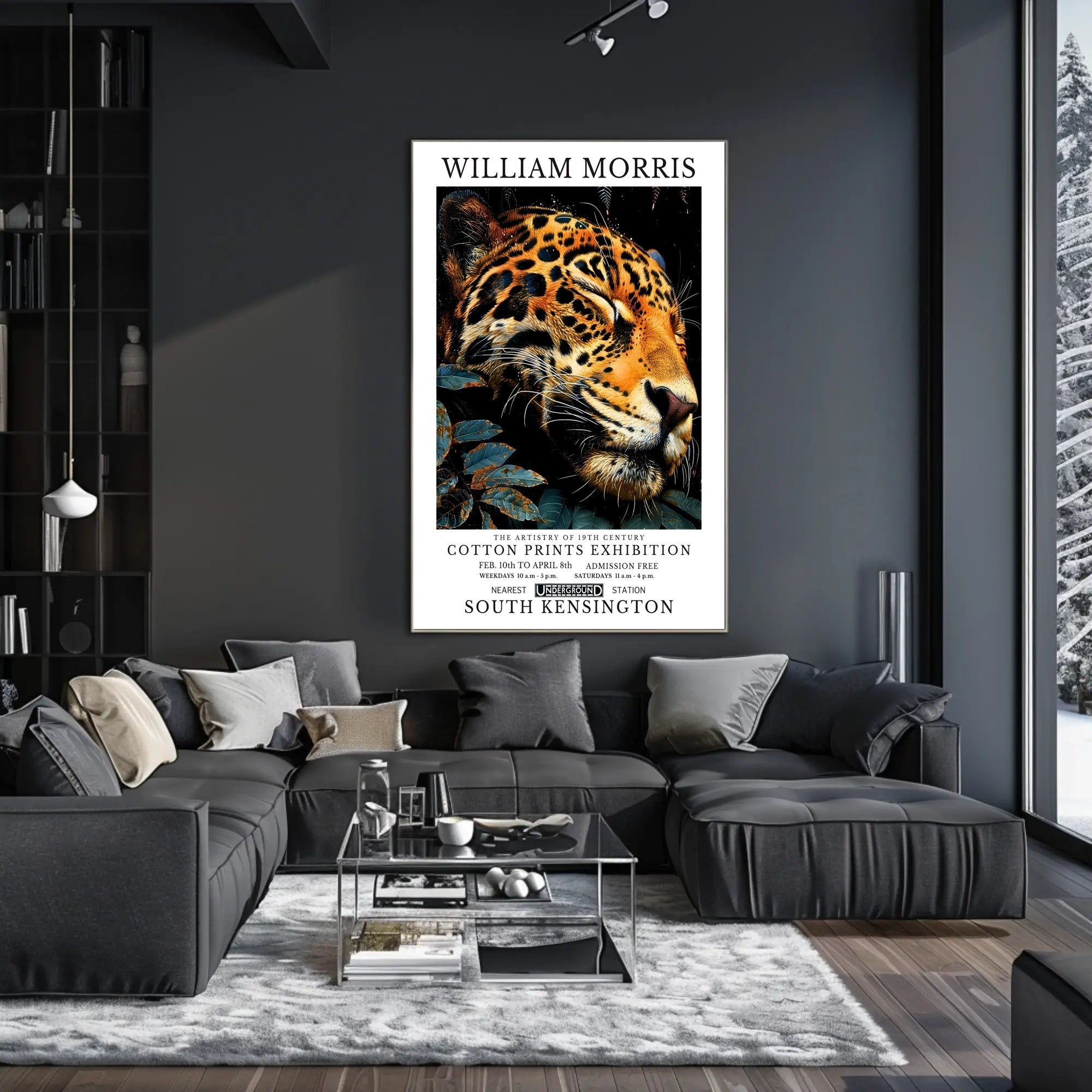 William Morris Leopard Art: Cultural or Heritage Poster