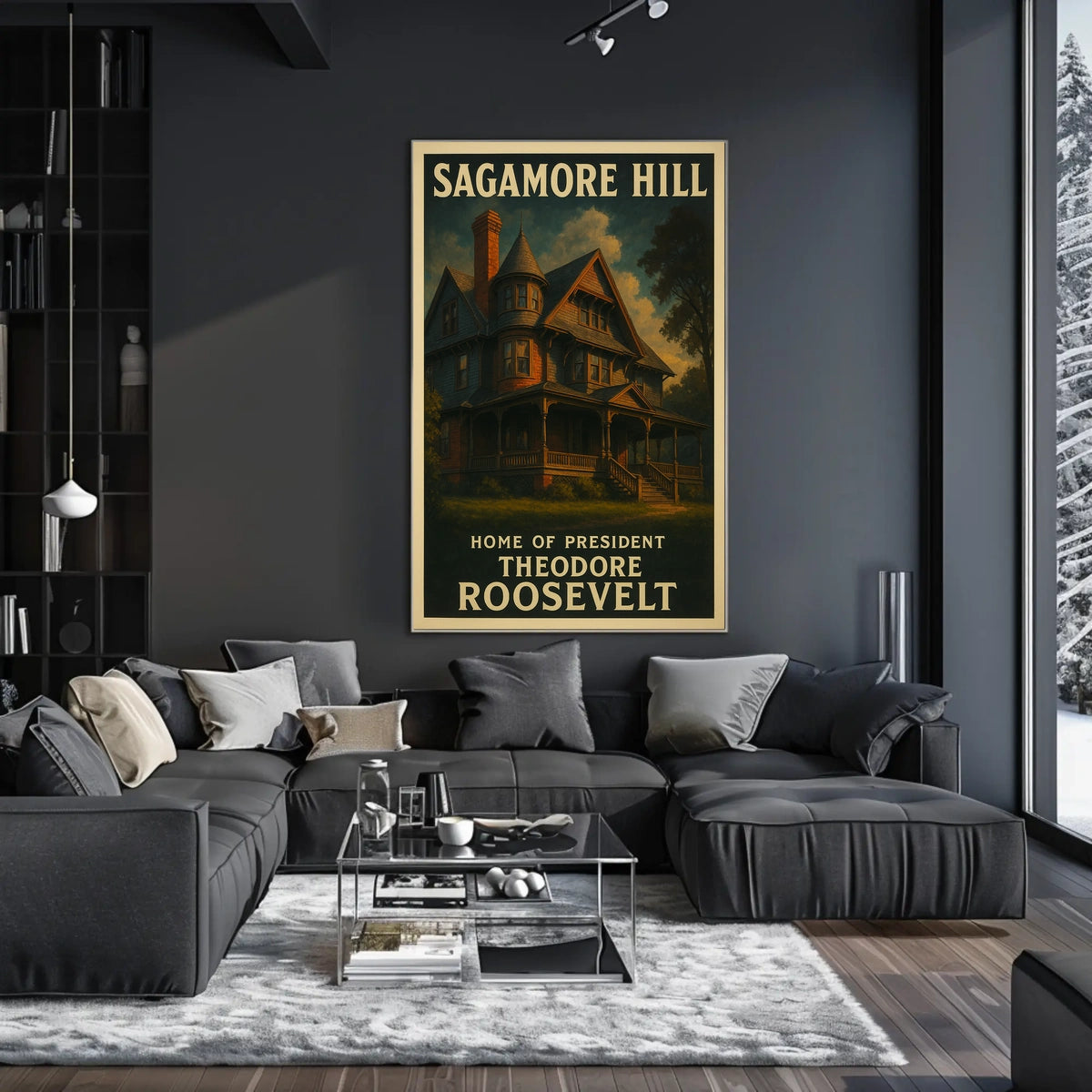 Theodore Roosevelt Sagamore Hill Poster