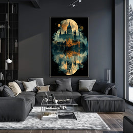 Reflections Of Timeless Architecture Poster