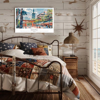 Vibrant Kyoto Scene Poster PosterGoat