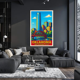 Oklahoma City Skyline Poster