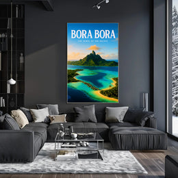 Bora Bora The Jewel of the Pacific Poster PosterGoat