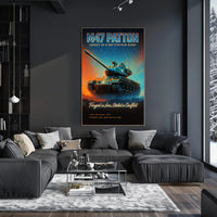 M47 Patton Legacy of a Battlefield Giant Poster PosterGoat