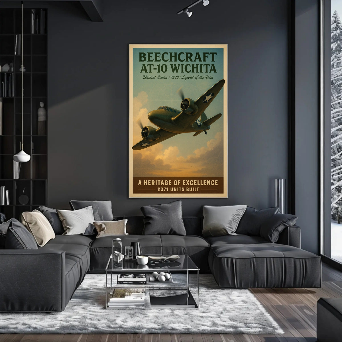Beechcraft AT-10 Wichita Legend of the Skies Poster