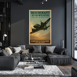 Beechcraft AT-10 Wichita Legend of the Skies Poster