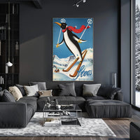 Stoos Skiing Adventure Poster PosterGoat