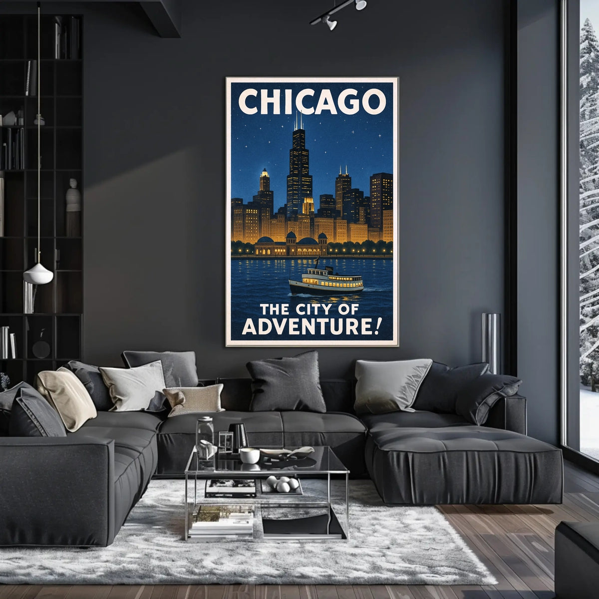 Chicago The City of Adventure Poster