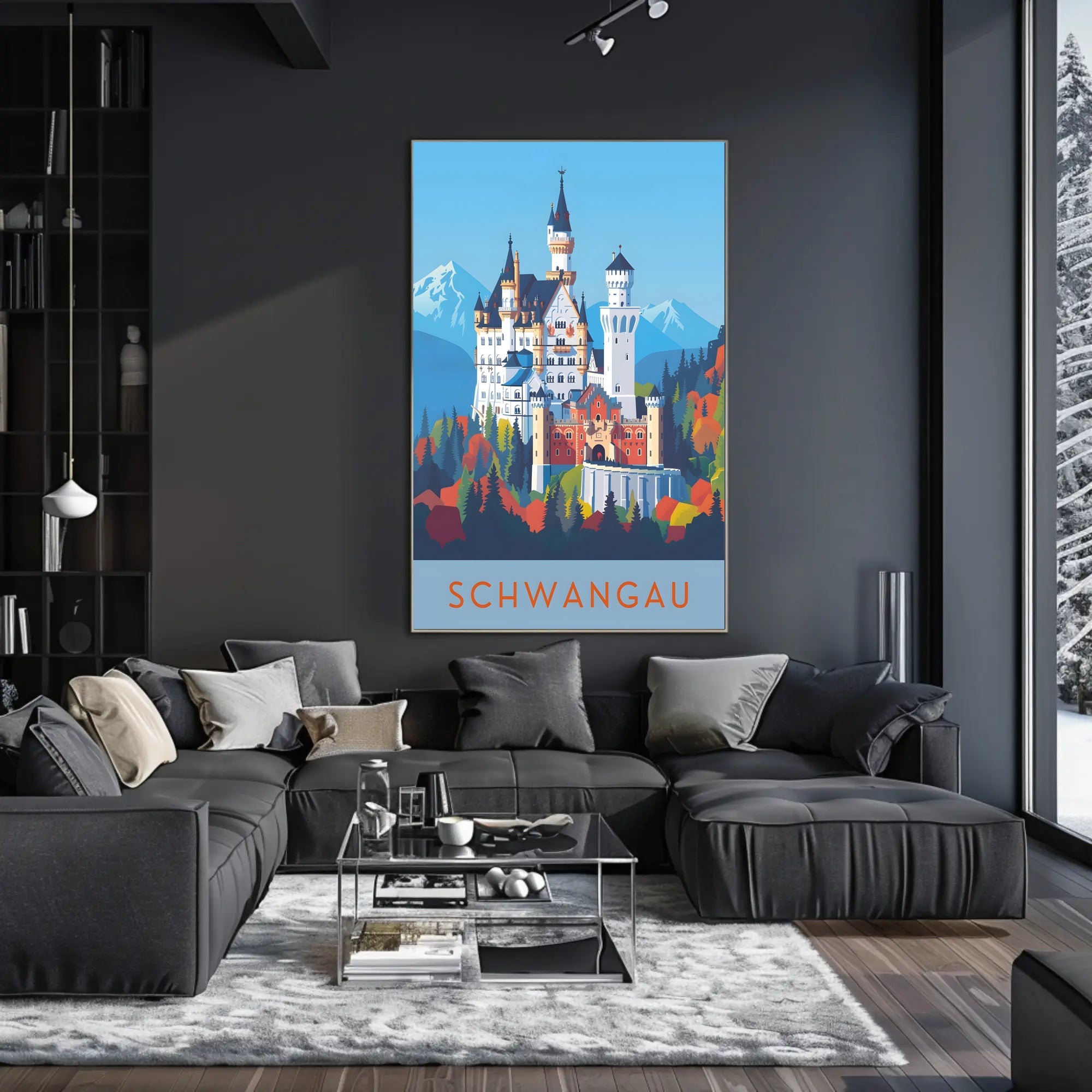 Neuschwanstein Castle Enchantment Travel Poster