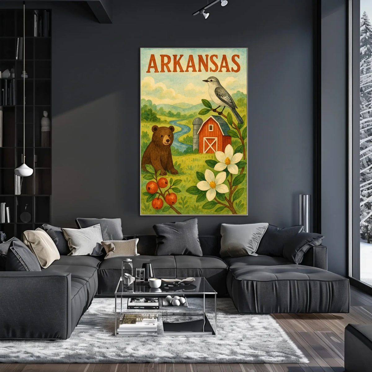Arkansas Nature Scene Poster