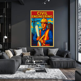 Civil Engineering Vision Poster