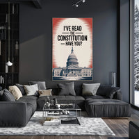 United States Capitol Vintage-Inspired Political or Propaganda Poster