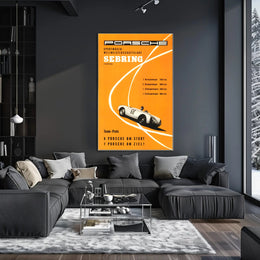 Porsche Sportwagen Championship at Sebring Poster