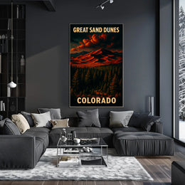 Great Sand Dunes of Colorado Poster