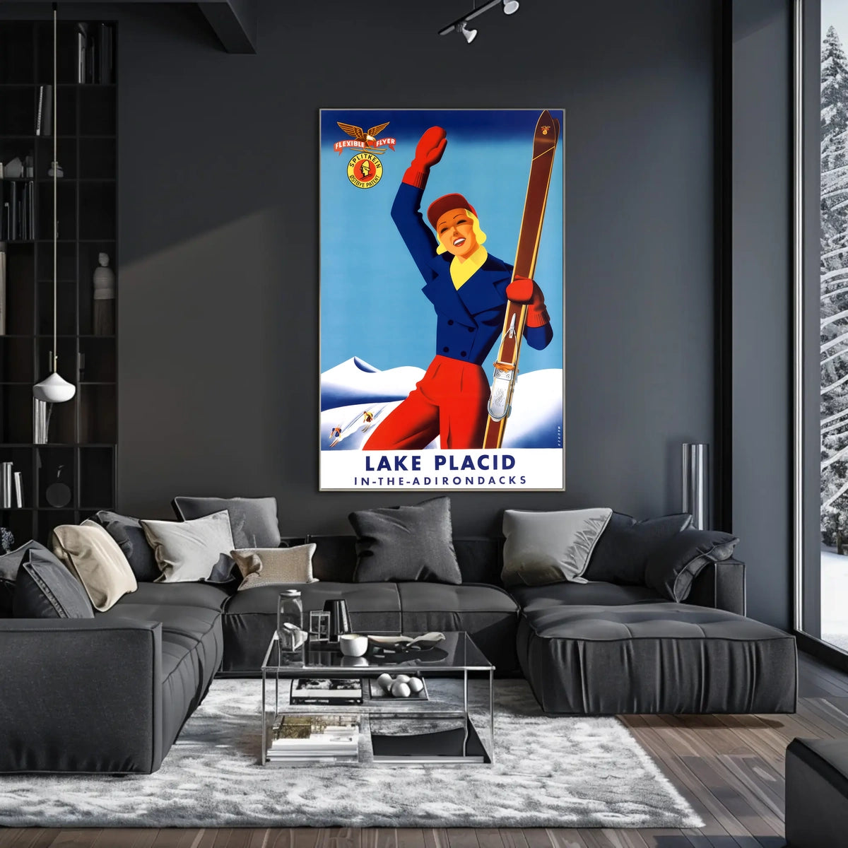Lake Placid Winter Sports Poster