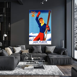 Lake Placid Winter Sports Poster