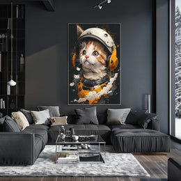Cosmic Kitten Adventure Poster