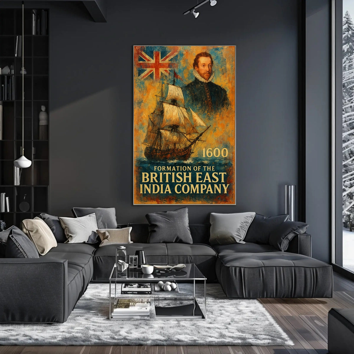 Formation of the British East India Company Poster