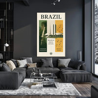 Brazil Modernist Harmony Poster PosterGoat